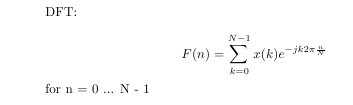DFT Equation